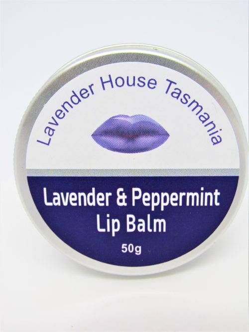 Lavender & Peppermint Lip Balm nourishes and protects your lips
