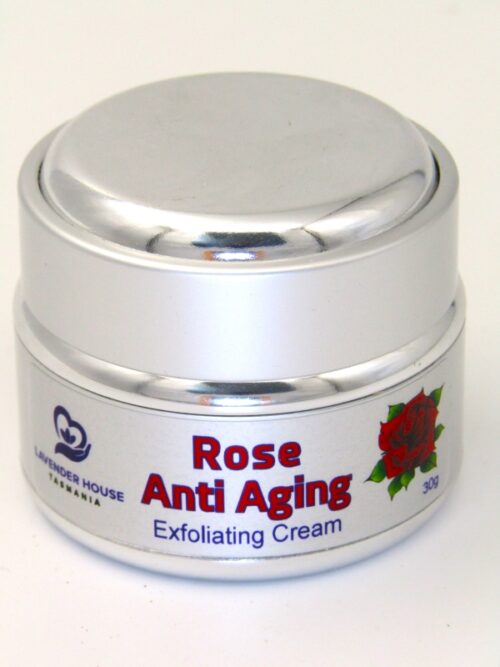 Rose Anti Aging Exfoliating Cream for younger looking skin